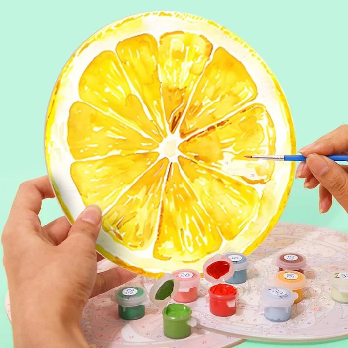 Paint & Sip Party Pack Paint By Numbers Placemat Pack - Summer Salad