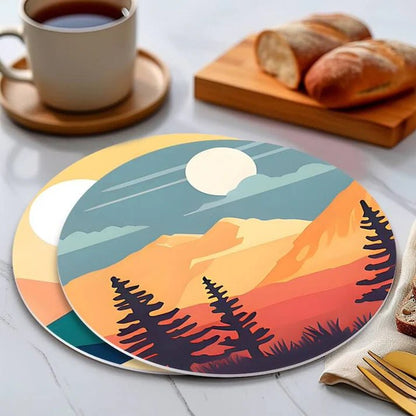Paint & Sip Party Pack Paint By Numbers Placemat Pack - Horizon Hues