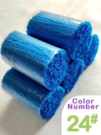 Pre-Cut Latch Hook Rug Thread Yarn - Bright Blue – Craft Outlet Australia