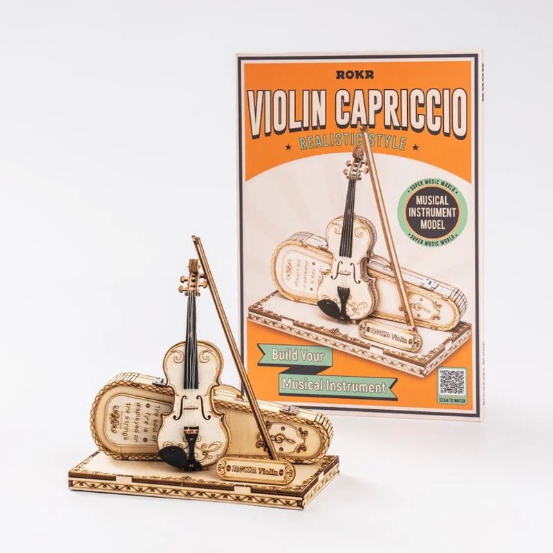 ROKR 3D Wooden Puzzle Musical Instrument Model - Violin