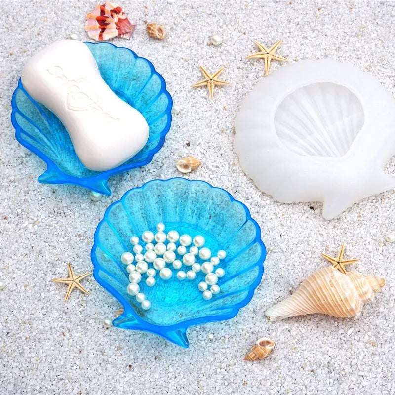 Resin Silicone Mould Shell Trinket Soap Dish