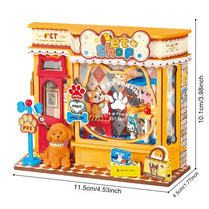 Rolife DIY 3D Puzzle Miniature House Craft Kit - Pet Shop
