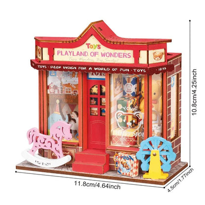Rolife DIY 3D Puzzle Miniature House Craft Kit - Toy Shop