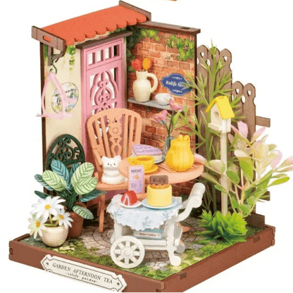 Rolife DIY 3D Puzzle Miniature House Craft Kit - Tea Room