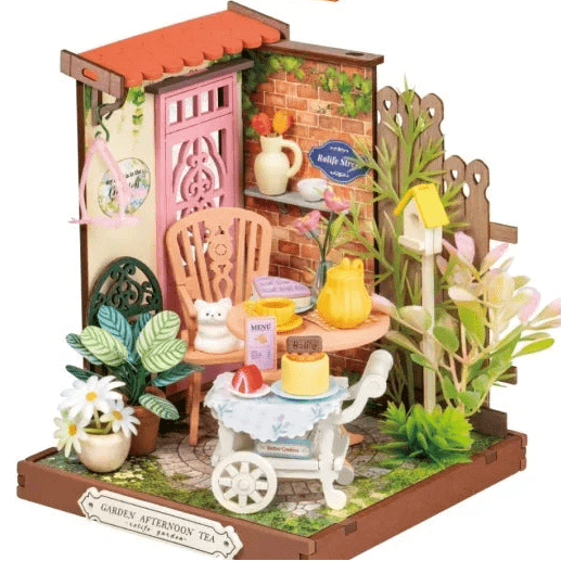 Rolife DIY 3D Puzzle Miniature House Craft Kit - Tea Room