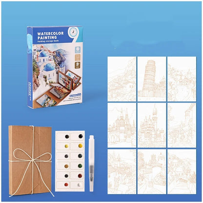 Expandable Travel Watercolour Painting Kit