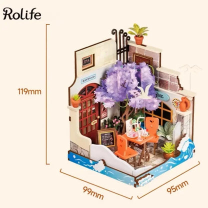 Rolife DIY 3D Puzzle Miniature House Craft Kit - Restaurant