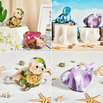 3D Resin Silicone Moulds Sea Animals