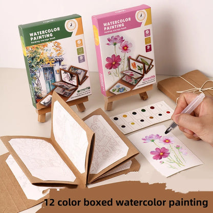 Expandable Travel Watercolour Painting Kit