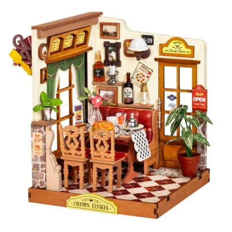 DIY 3D Model Miniature Craft Kit - Champs Bistro