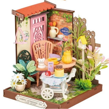 Rolife DIY 3D Puzzle Miniature House Craft Kit - Tea Room
