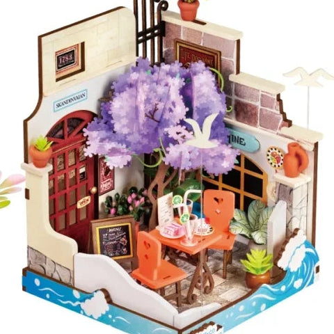 Rolife DIY 3D Puzzle Miniature House Craft Kit - Restaurant