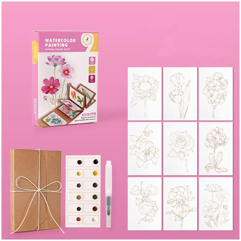 Expandable Travel Watercolour Painting Kit