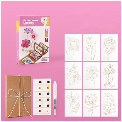 Expandable Travel Watercolour Painting Kit