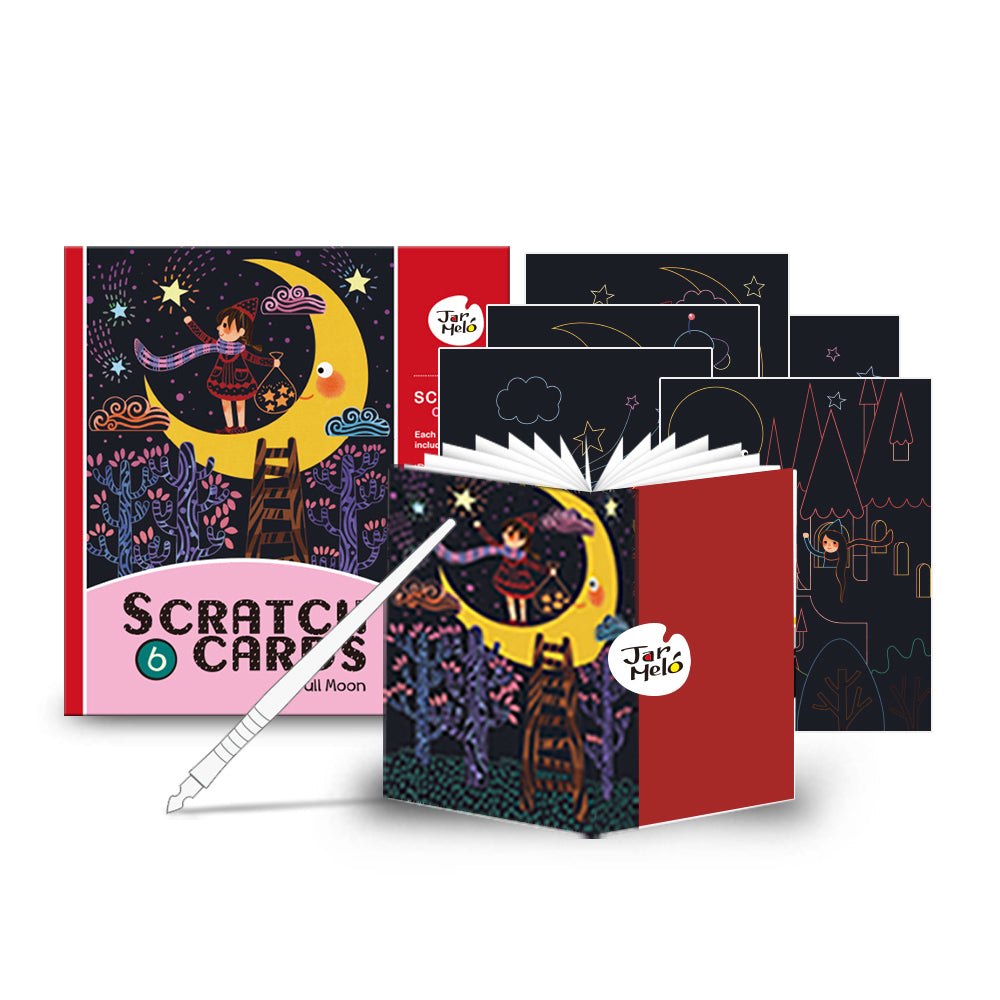 SCRATCH CARDS SET-FULL MOON