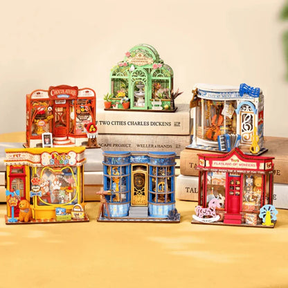 Rolife DIY 3D Puzzle Miniature House Craft Kit - Chocolatier Shop