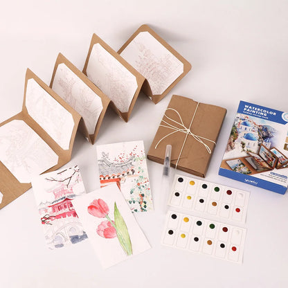 Expandable Travel Watercolour Painting Kit