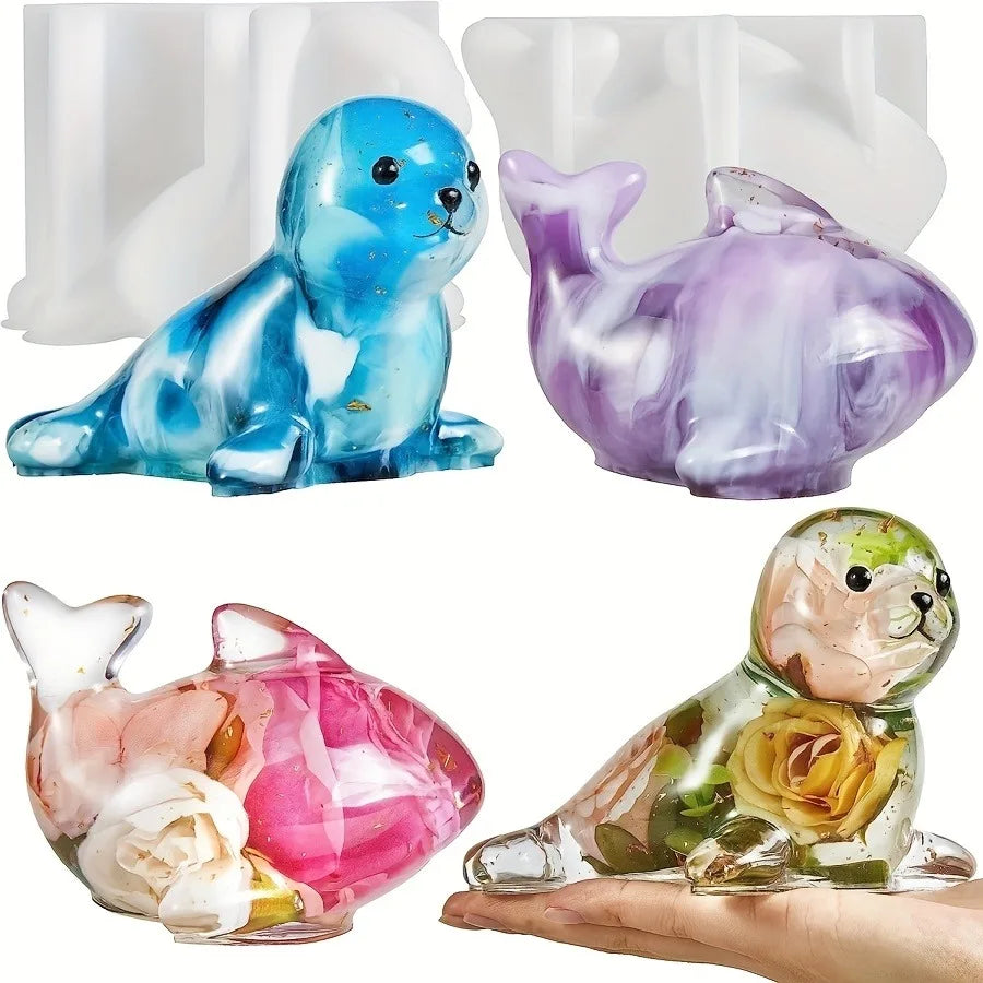 3D Resin Silicone Moulds Sea Animals