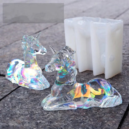 3D Unicorn Resin Silicone Mould