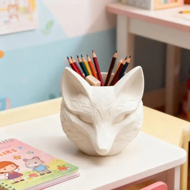 Silicone Fox Head Planter Craft Mould