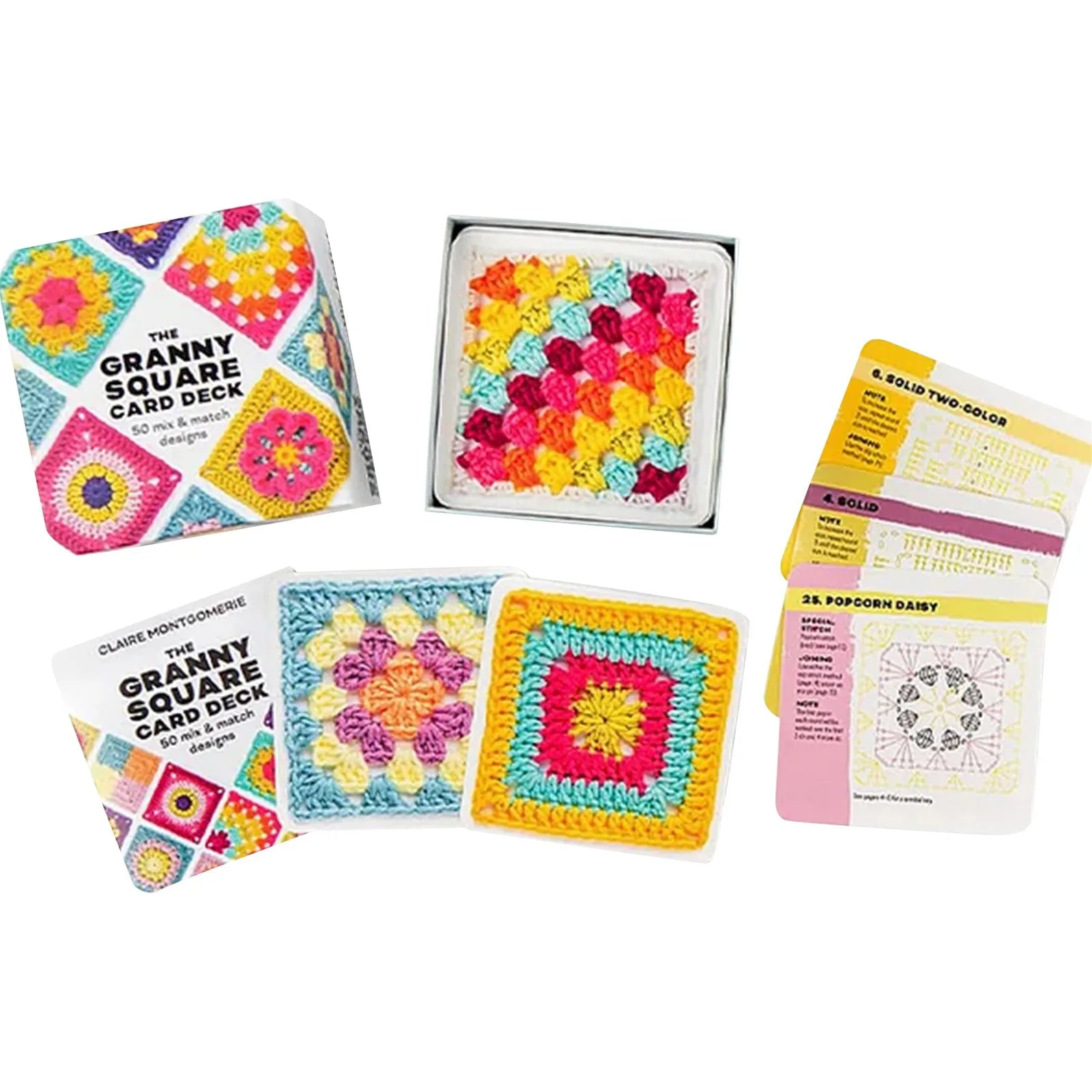 The Granny Square Card Decks - 50 Mix & Match Designs