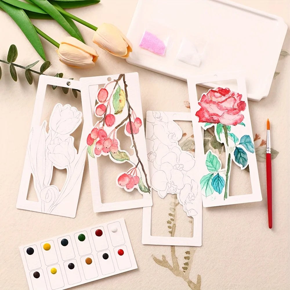 Watercolour Bookmark Set