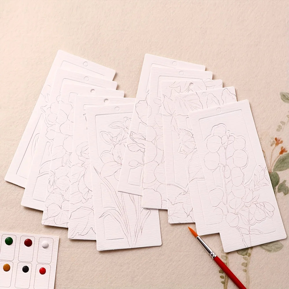 Watercolour Bookmark Set