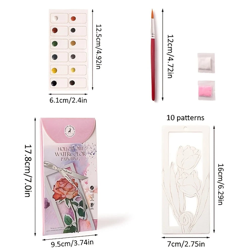Watercolour Bookmark Set