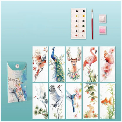 Watercolour Bookmark Set