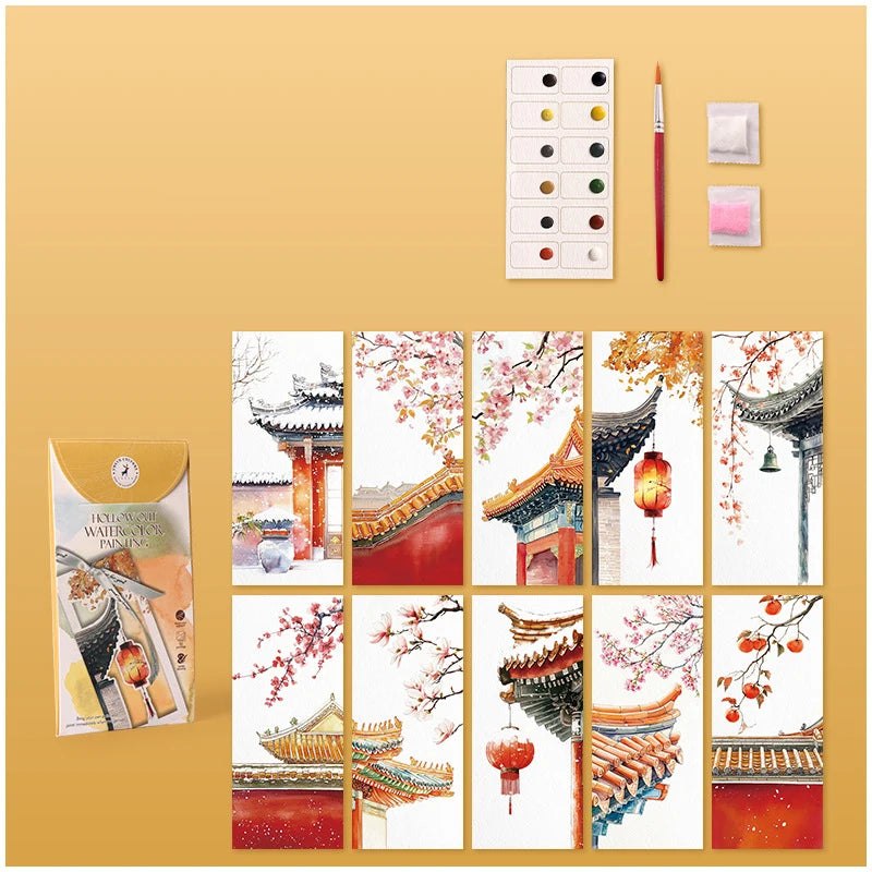 Watercolour Bookmark Set