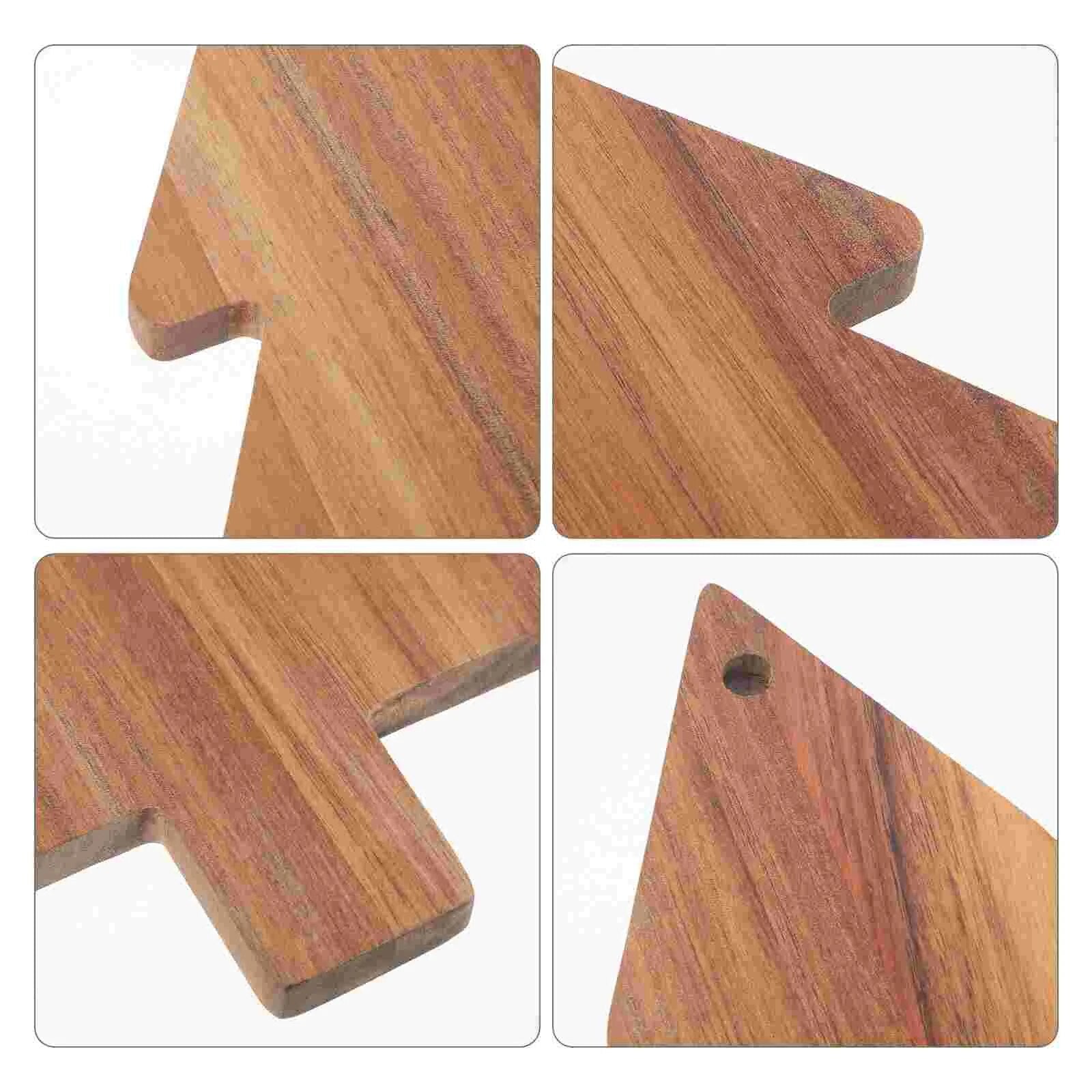 Wooden Christmas Tree Serving Tray Charcuterie Board Blank