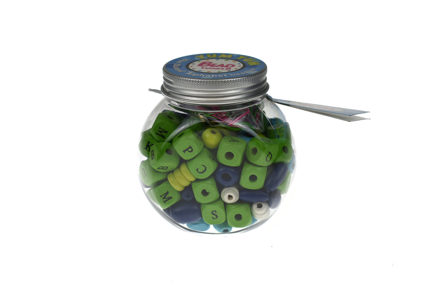 Yum Yum Blue Blizzard Alphabet Bead Craft Kit