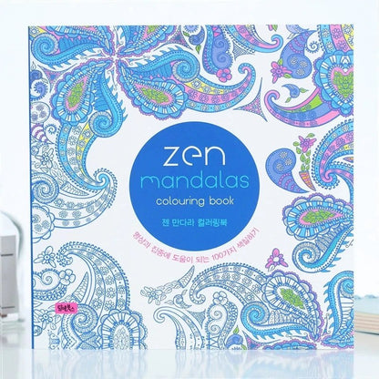 Zen Mandalas Colouring Book - 120 pages