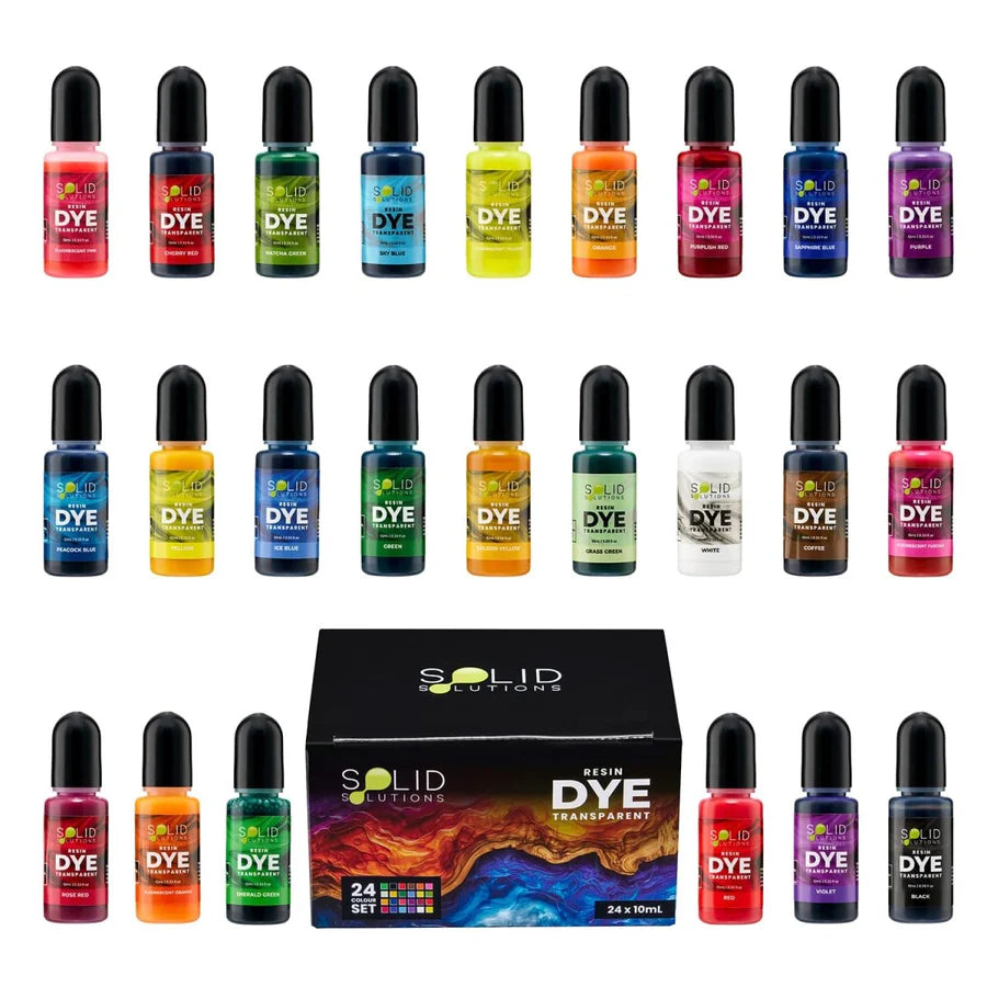 Transparent Colour Dye Set of 24