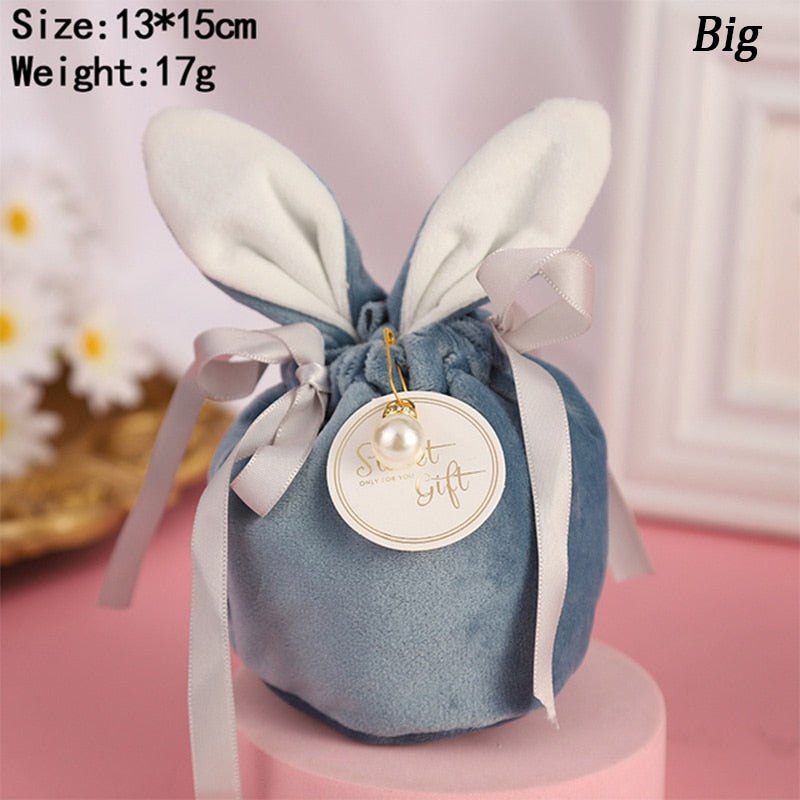 10PCS Velvet Easter Gift Bag Blanks Blanks