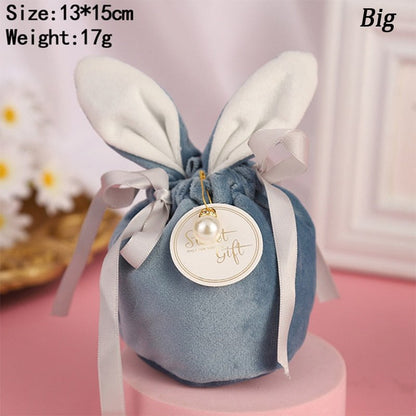 10PCS Velvet Easter Gift Bag Blanks Blanks