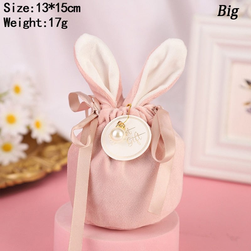 10PCS Velvet Easter Gift Bag Blanks Blanks