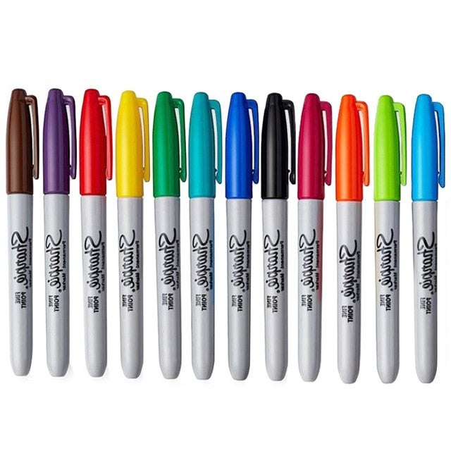 12/24 Sharpie Permeant Fine Point Markers 