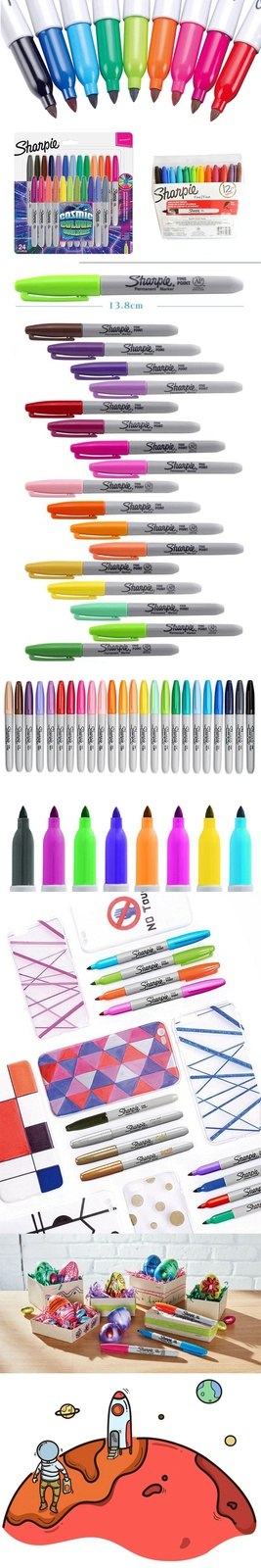 12/24 Sharpie Permeant Fine Point Markers 