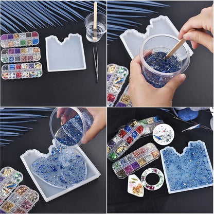 Coloured Foil Flakes Resin