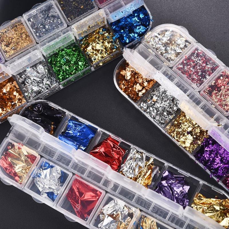 Coloured Foil Flakes Resin