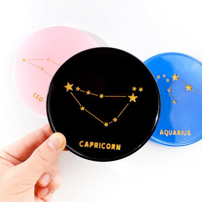 12PCS/Set Zodiac Coasters Silicone Moulds Resin