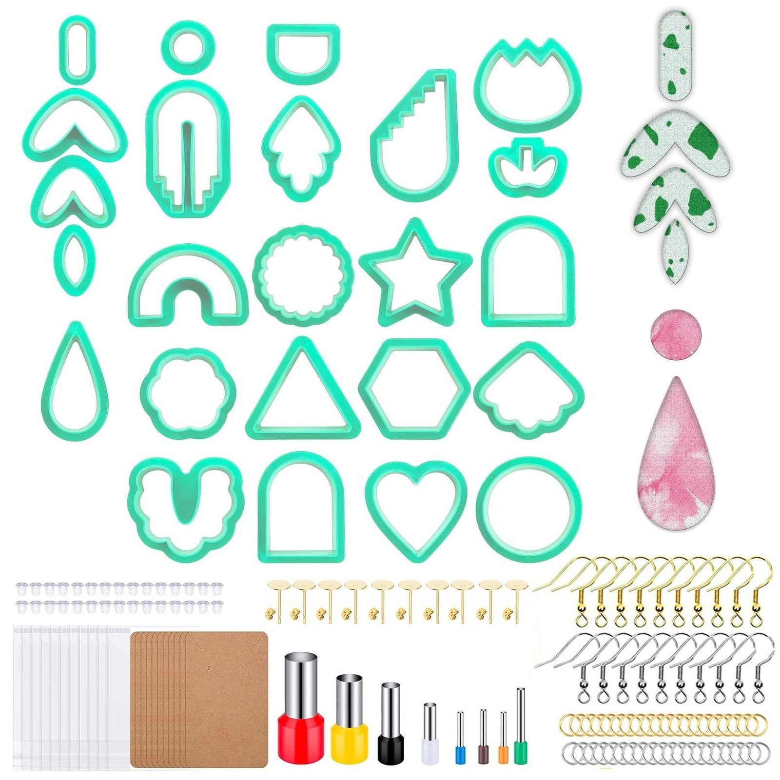 142pc Polymer Clay Cutter Earring Making Kit – Craft Outlet Australia
