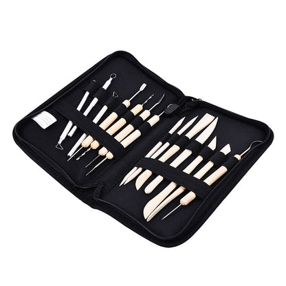 14pcs Pottery Ceramic Tools Kit Polymer Clay Sculpting Carving Modelling DIY