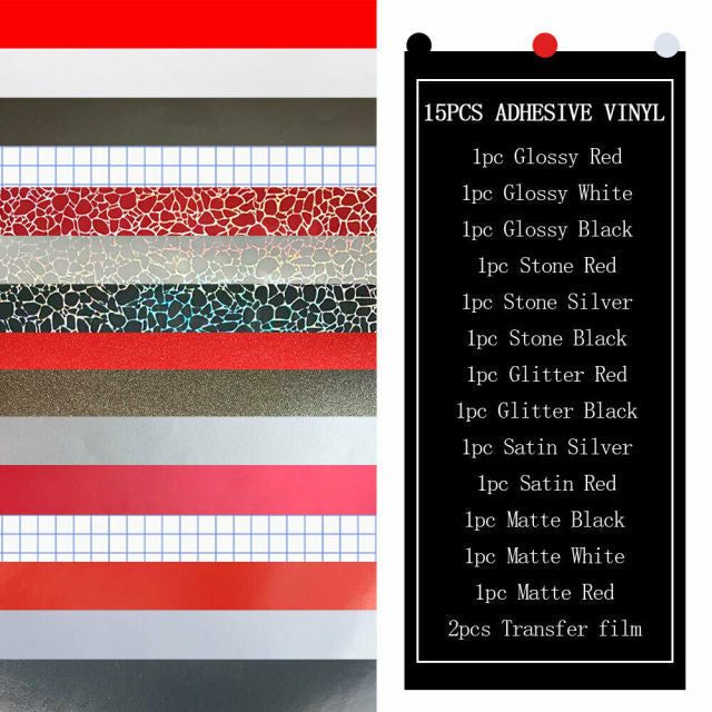 Sheet Adhesive Craft Vinyl Bundles 