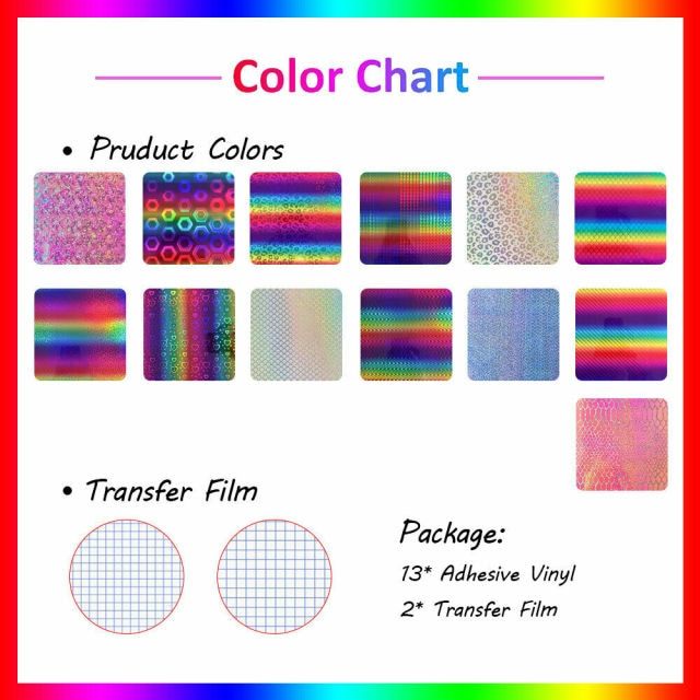 Sheet Adhesive Craft Vinyl Bundles 