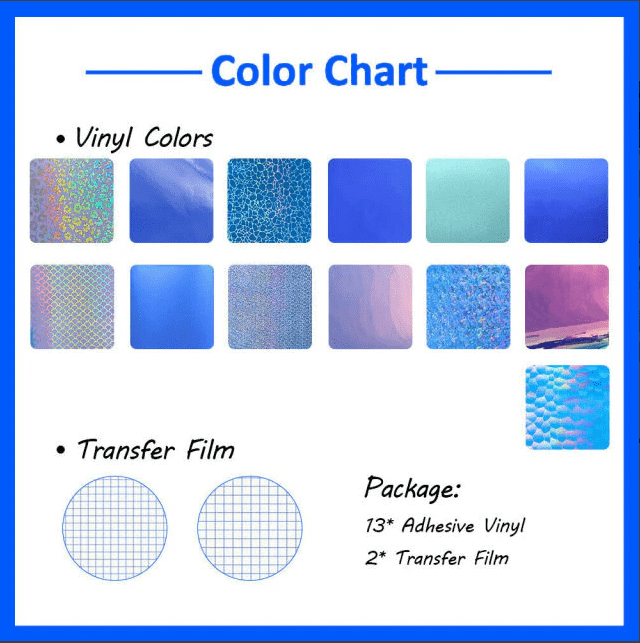 Sheet Adhesive Craft Vinyl Bundles 