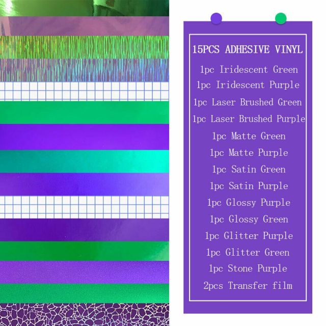 Sheet Adhesive Craft Vinyl Bundles 