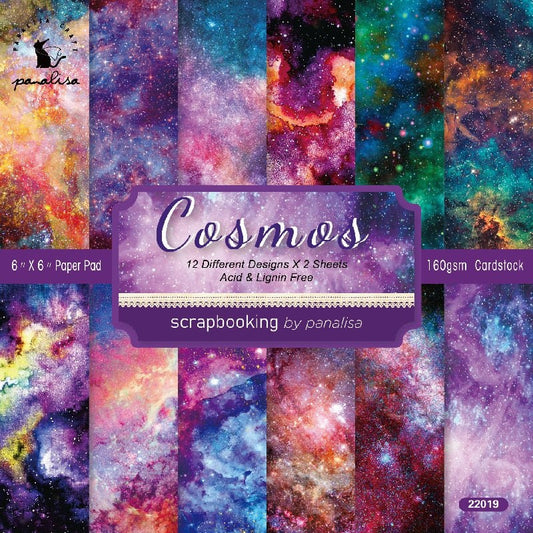 160gsm Scrapbook Cardstock Craft Paper - 6Inch - Cosmos