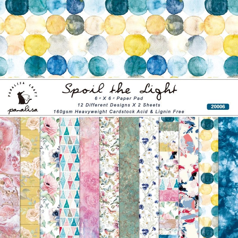 160gsm Scrapbook Cardstock Craft Paper - 6Inch - Spoil the Light